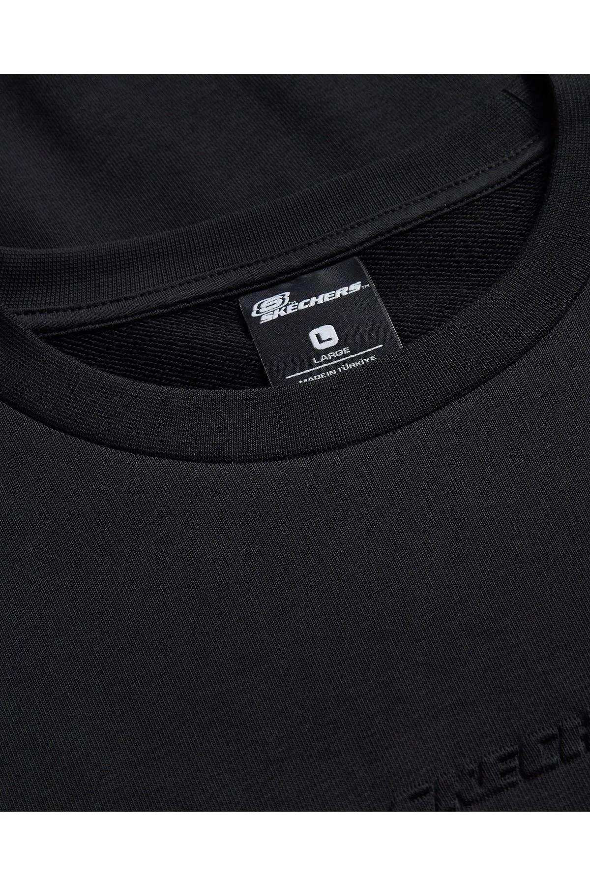Skechers S242113-001 M Essential Crew Neck Erkek Sweatshirt