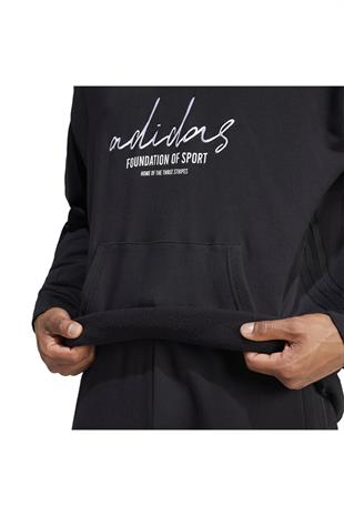 Adidas IW3533 Bl Ft Hd Q3 Erkek Sweatshirt