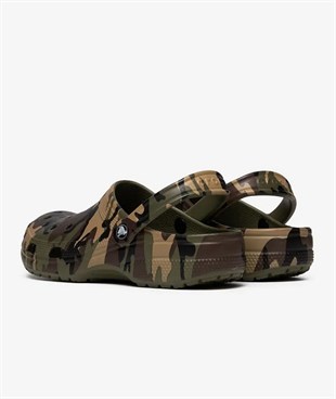 Crocs 211936-3TC Classic Camouflage Clog Unisex Sandalet