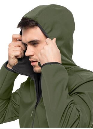 Jack Wolfskin 1307471-4161 Bornberg Hoody M Erkek Softshell Ceket