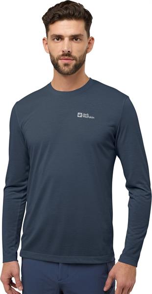 Jack Wolfskin A60291-C0412 Vonnan Ls T M Erkek Outdoor Tişört