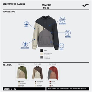 Joma 700119.825 Mimetic Unisex Sweatshirt
