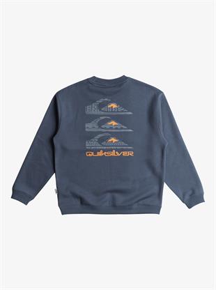 Quiksilver EQBFT03908-18314 Screen Crew Erkek Çocuk Sweatshirt