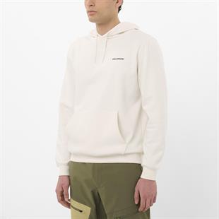 Salomon LC2675600 Chest Logo Hoodie M Erkek Sweatshirt