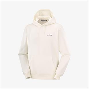 Salomon LC2675600 Chest Logo Hoodie M Erkek Sweatshirt