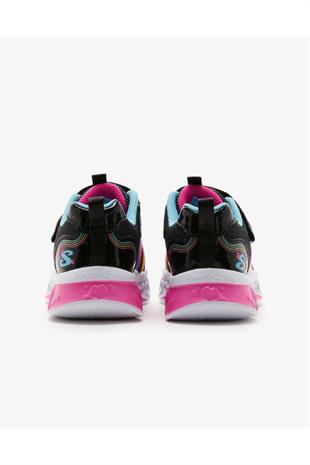 Skechers 303252L BKMT Flutter Heart Lights - Rainbow Bestie Çocuk Günlük Spor Ayakkabı