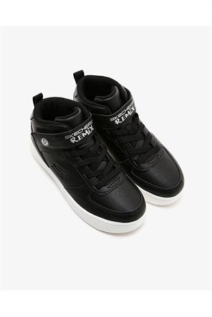 Skechers 400622L BLK Sport Court 92-Show Starter Erkek Çocuk Bot