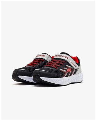 Skechers 404115L BKSR Microspec Tread Unisex Çocuk Spor Ayakkabı