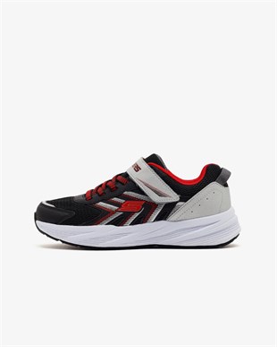 Skechers 404115L BKSR Microspec Tread Unisex Çocuk Spor Ayakkabı
