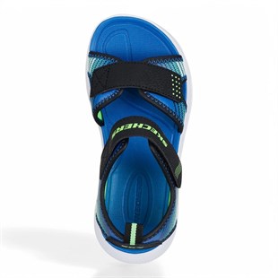Skechers 407034L BKLM Microspec-Splash Erkek Çocuk Sandalet