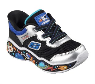 Skechers 407625N BKSL Play Scene Unisex Çocuk Spor Ayakkabı