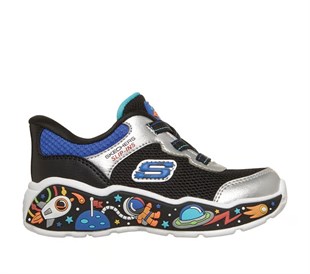 Skechers 407625N BKSL Play Scene Unisex Çocuk Spor Ayakkabı