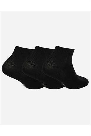 Skechers S192139-001 U SKX NoPad Mid Cut Socks 3 Pack Unisex Spor Çorap