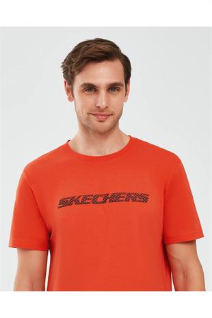 Skechers S212960-700 Graphic M Sleeve Erkek Spor Tişört