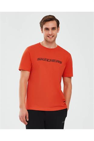 Skechers S212960-700 Graphic M Sleeve Erkek Spor Tişört