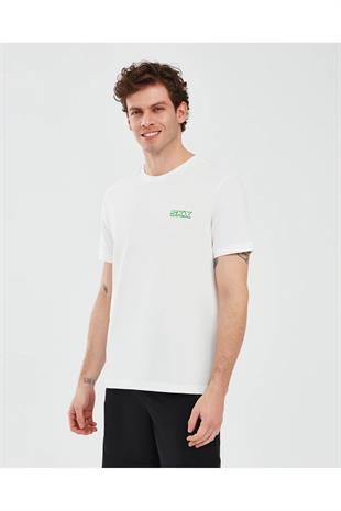 Skechers S241054-102 Graphic M Sleeve Erkek Spor Tişört