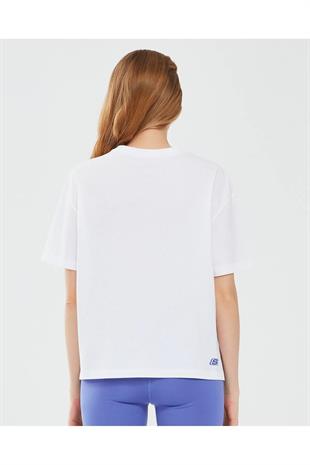 Skechers S241199-100 Graphic W Sleeve Kadın Spor Tişört