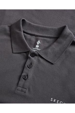 Skechers S242198-003 M Polo Casual Comfort Long Sleeve Polo Erkek Polo Tişört