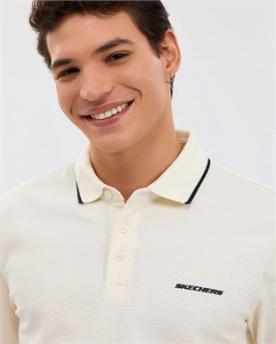 Skechers S2610078-3855 M Piping Detail Erkek Polo Tişört