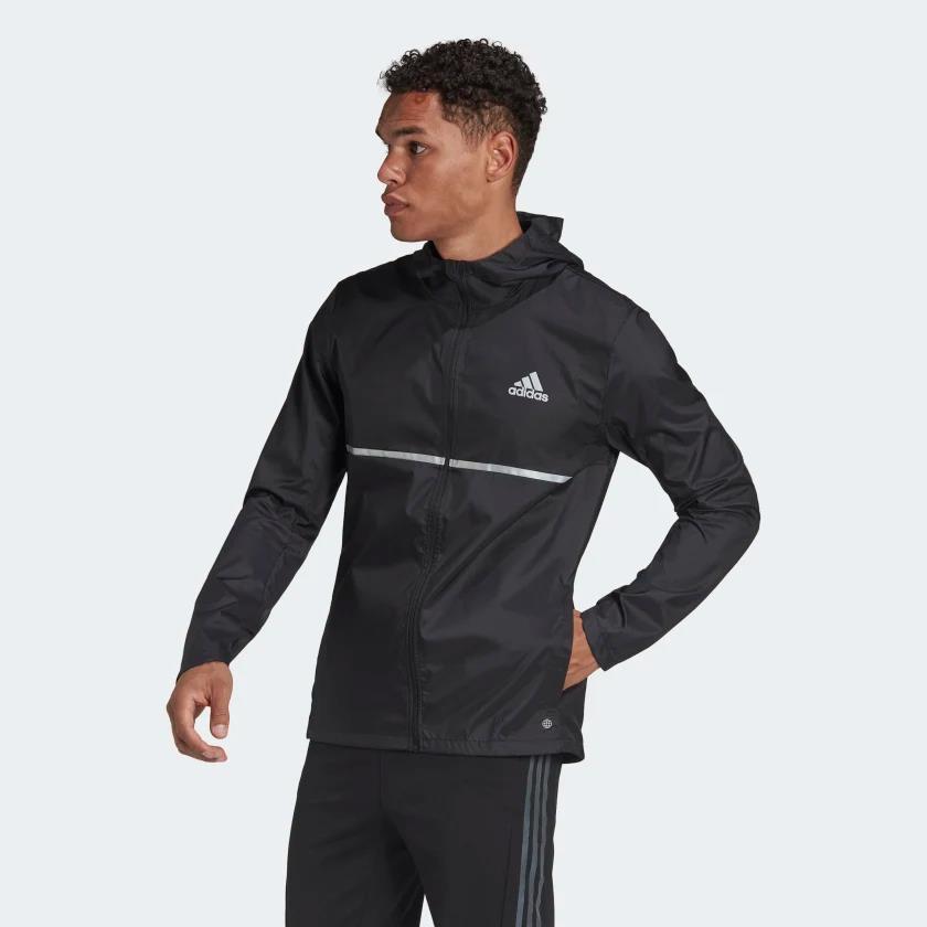 Adidas H58592 Own The Run Jkt Erkek Spor Ceket