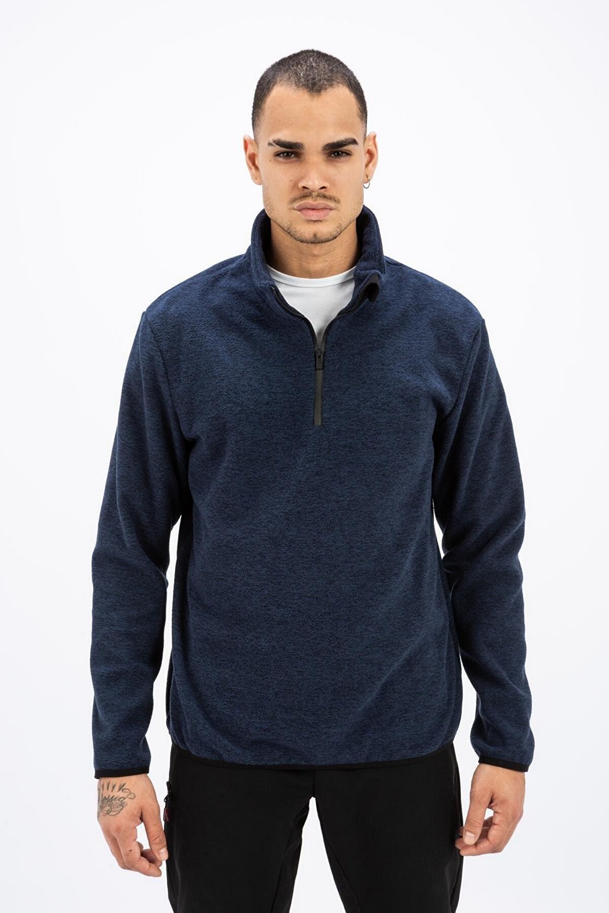 Exuma 2112125-410 Melanj Half Zip Polar M Erkek Polar