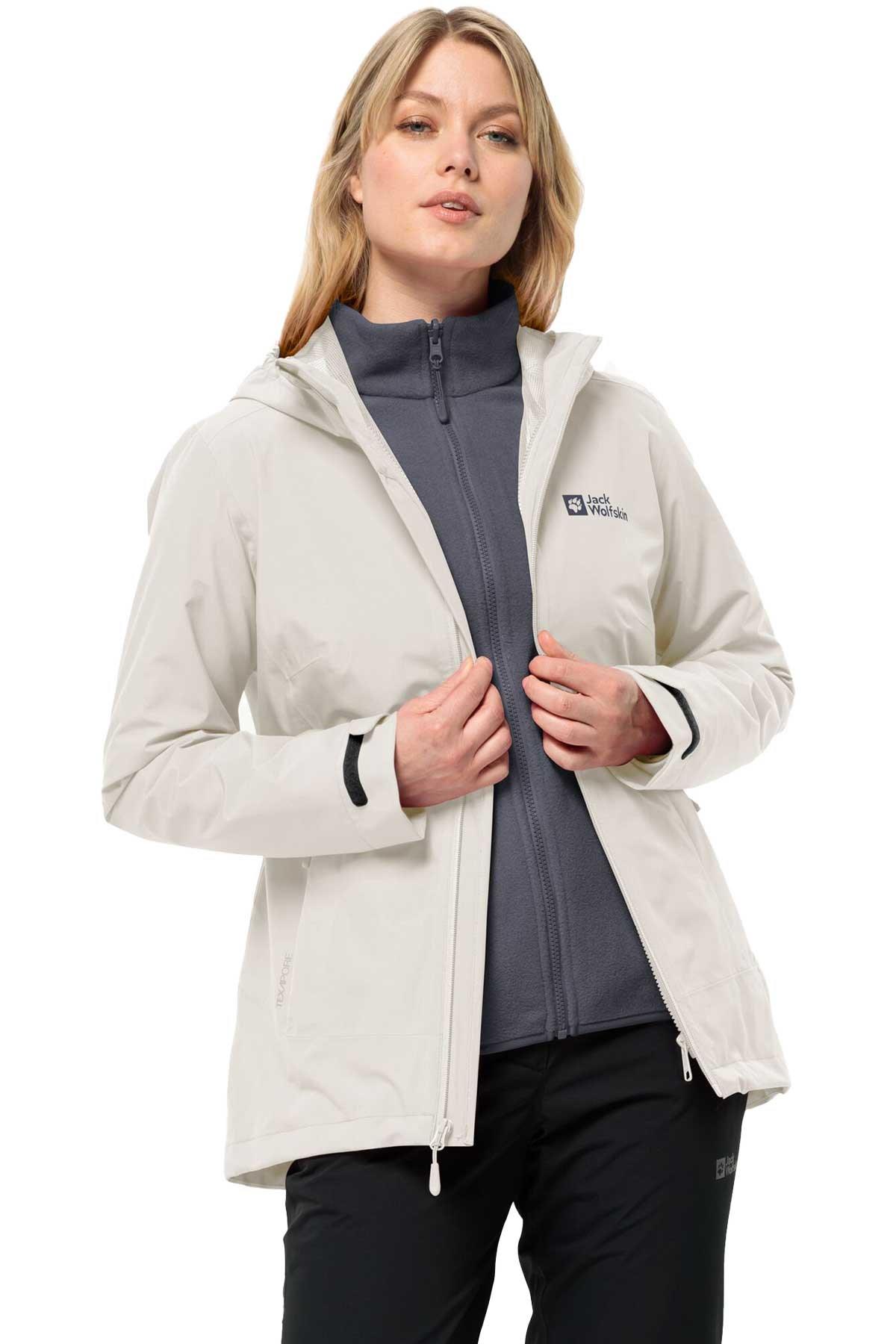 Jack Wolfskin 1115621-5609 Moonrise 3IN1 Jkt W Kadın Outdoor Mont