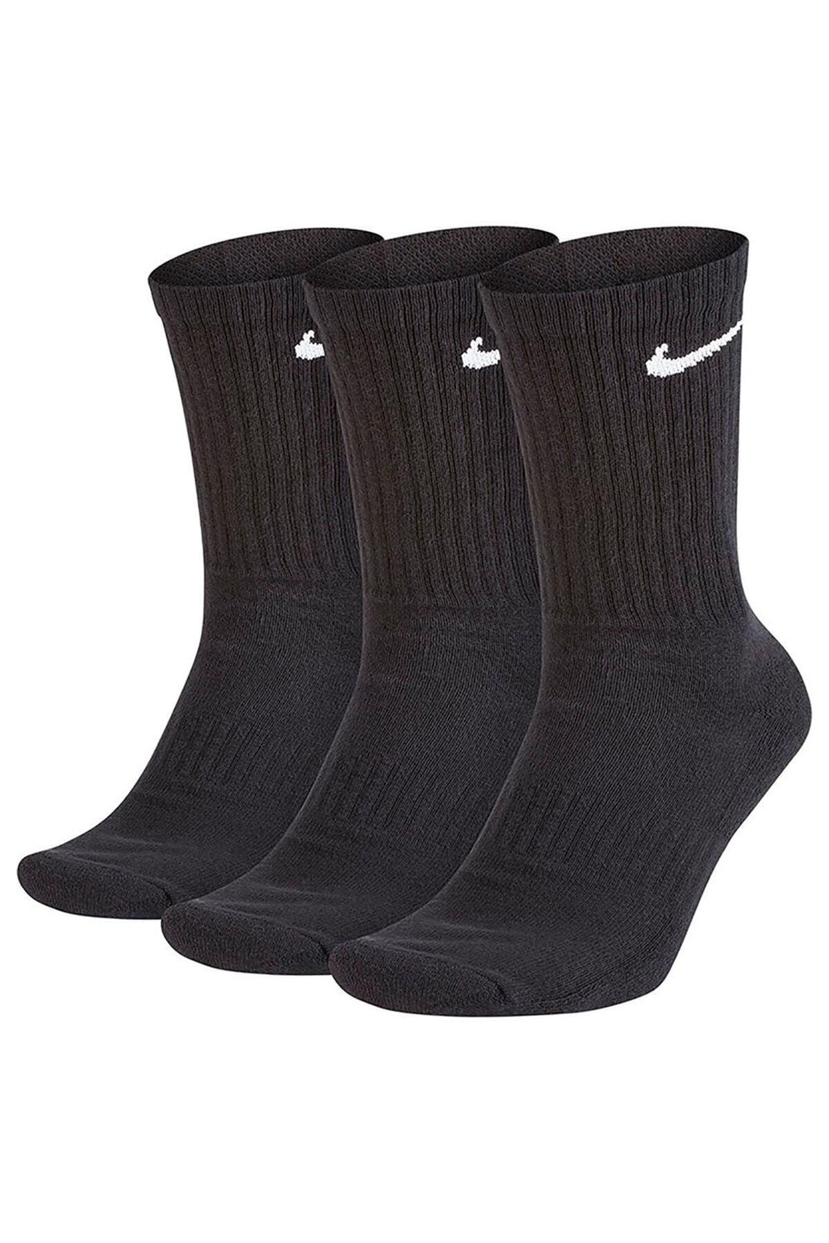 Nike SX7676-010 Everyday Lightweight Training Crew Unisex Spor Çorap