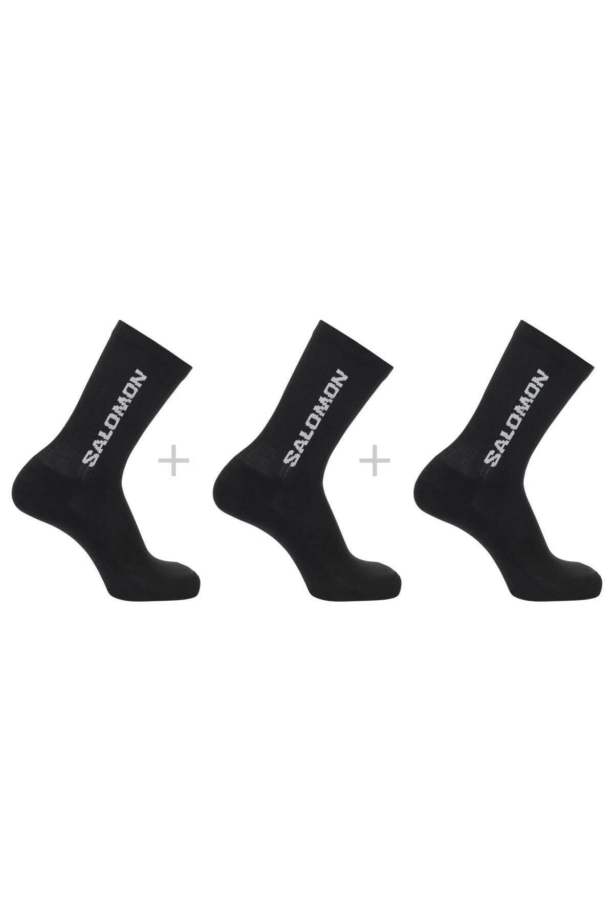 Salomon LC2086100 Everyday Crew 3-Pack Unisex Spor Çorap