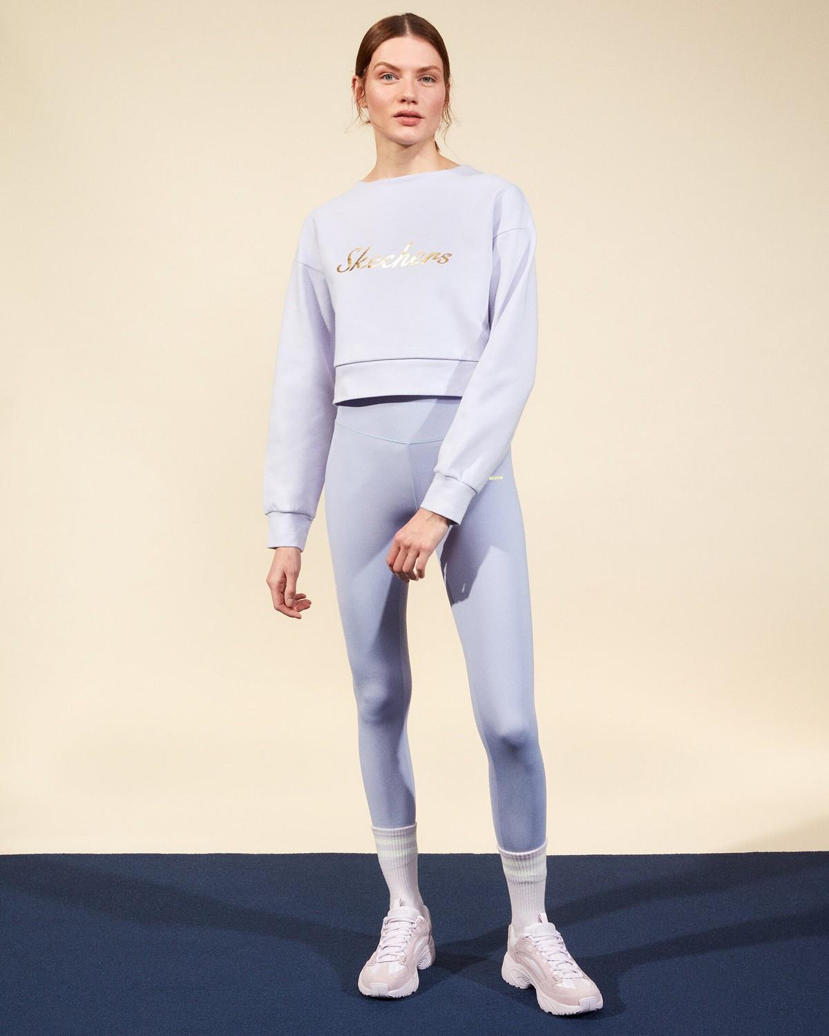 Skechers S211302-496 2Xi-Lock W Crew Neck Kadın Sweatshirt