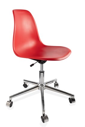 Kırmızı Eames Ofis Sandalyesi