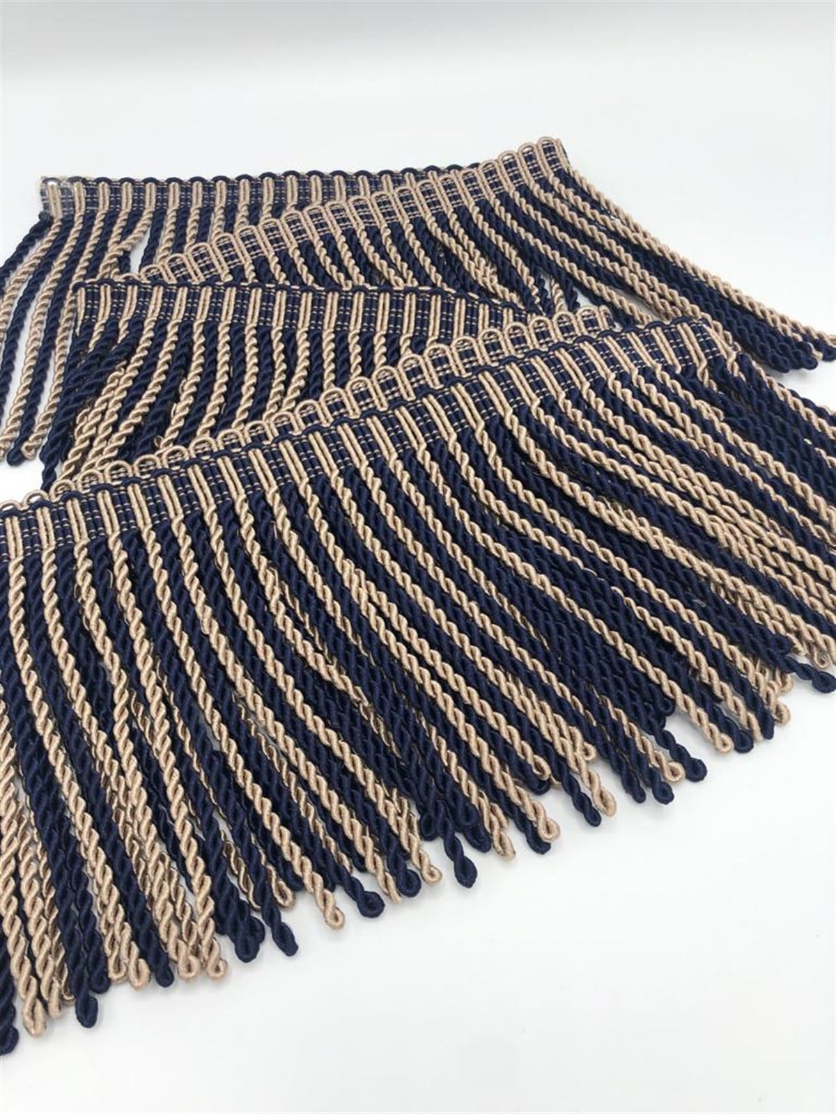 Lacivert & Vizon Renk Bulyon Saçak (15cm)