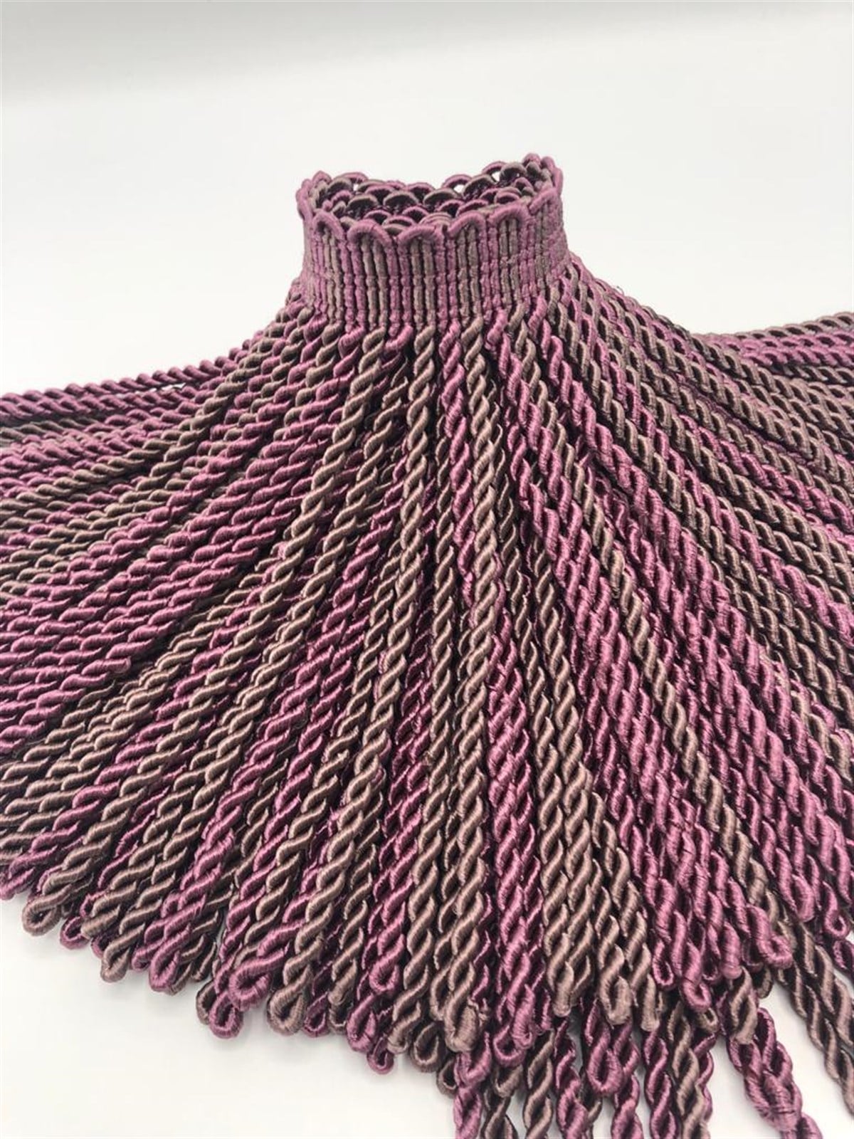 Mürdüm & Mor Renk Bulyon Saçak (15cm)