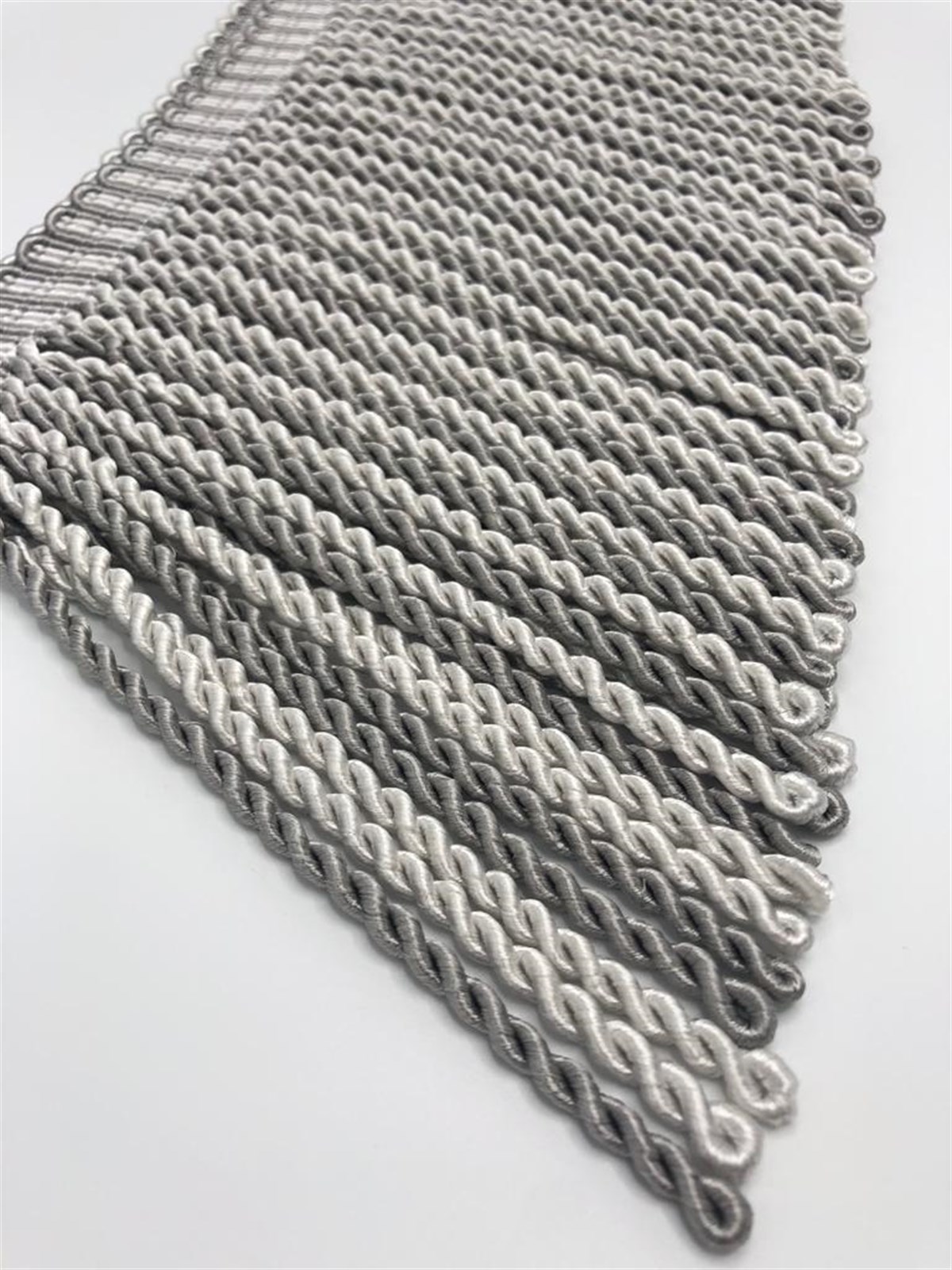 Füme & Gümüş Renk Bulyon Saçak (15cm)