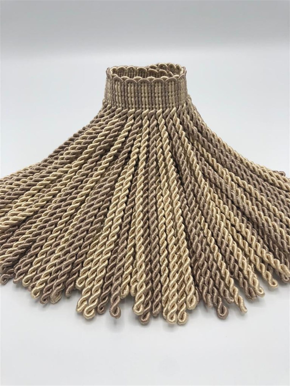 Vizon & Kapiçino Renk Bulyon Saçak (15cm)