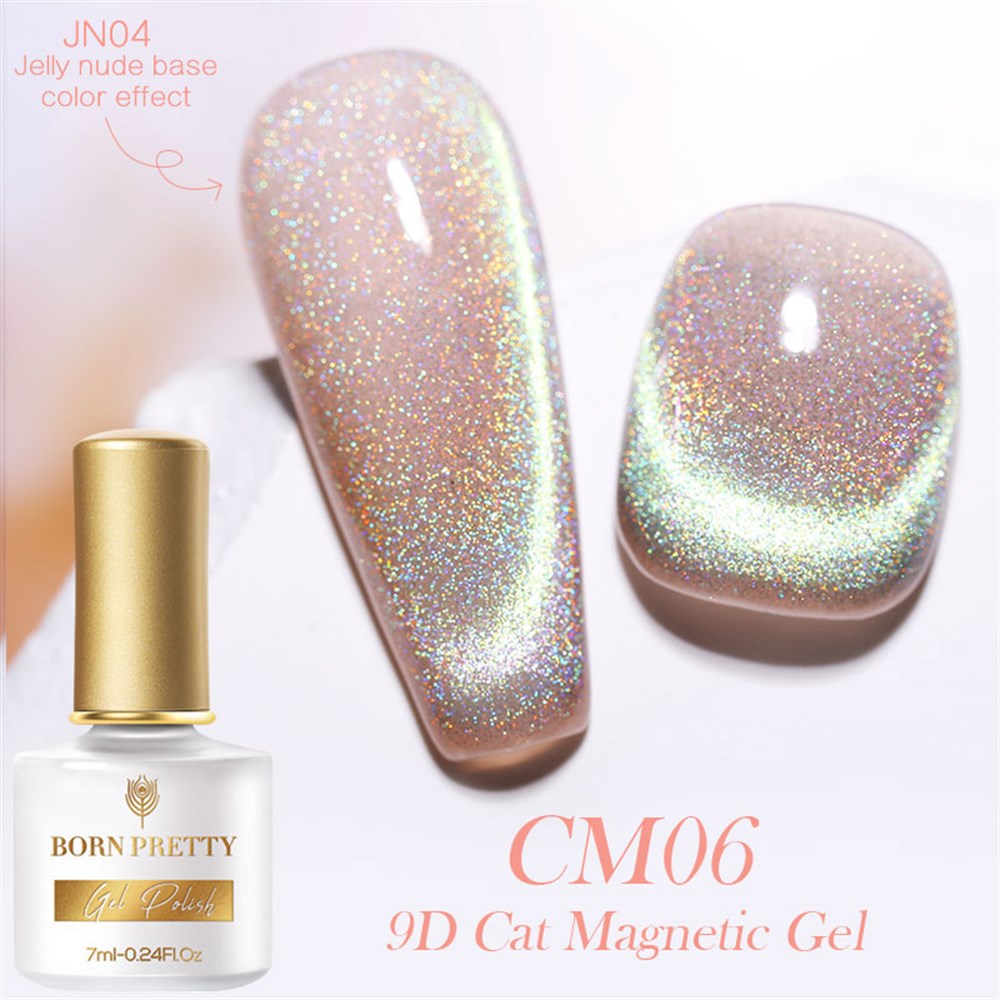 BORN PRETTY 07ml  9D CAT MAGNETIC GEL (9 D KEDİ GÖZÜ KALICI OJE ) CM06