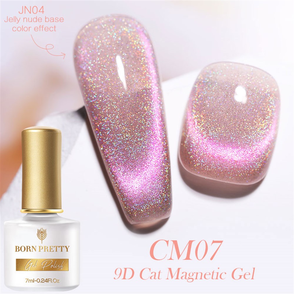 BORN PRETTY 07ml  9D CAT MAGNETIC GEL (9 D KEDİ GÖZÜ KALICI OJE ) CM07