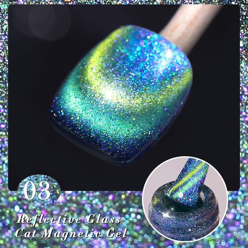 BORN PRETTY 10 mL Hema Free Rainbow Reflektive Cat Magnetic Gel 02