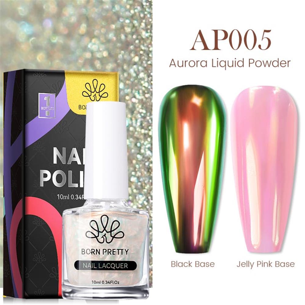 BORN PRETTY 10ML AURORA CROME LIQUID POWDER (SIVI KROM AYNA İNCİ TOZU ) AP005