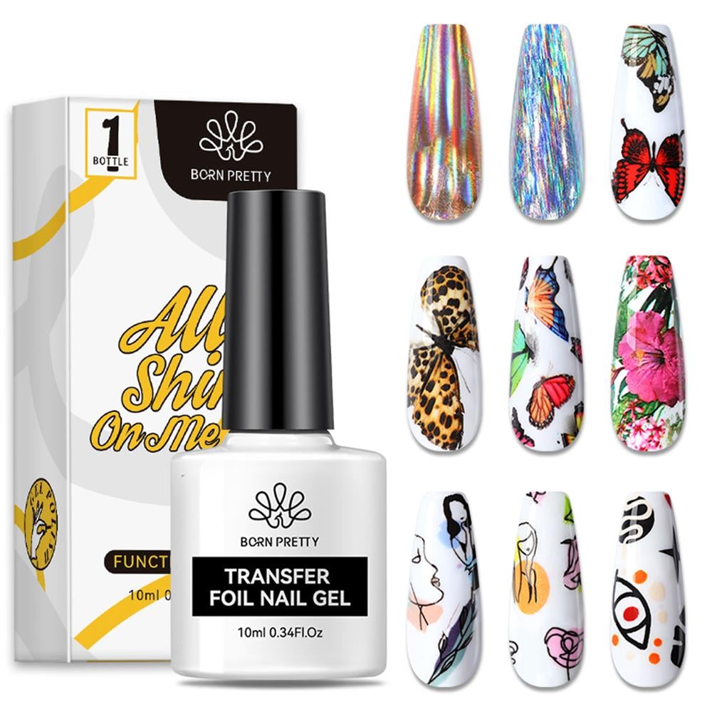 BORN PRETTY 10ml Transfer Folyo Tırnak Jeli (Transfer tutkalı)