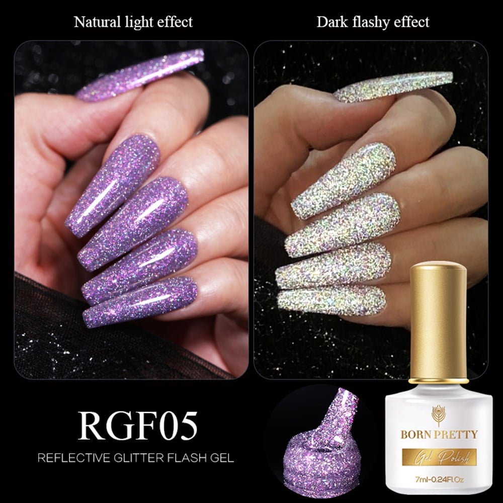 BORN PRETTY 7ML REFLECTIVE FLASH GEL ( REFLEKTÖRLÜ FLASH KALICI OJE ) RGF05