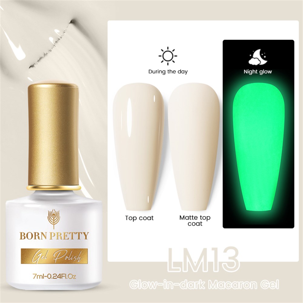 BORN PRETTY GLOW-IN-DARK (KARANLIKTA PARLAYAN) MACARON GEL LM13