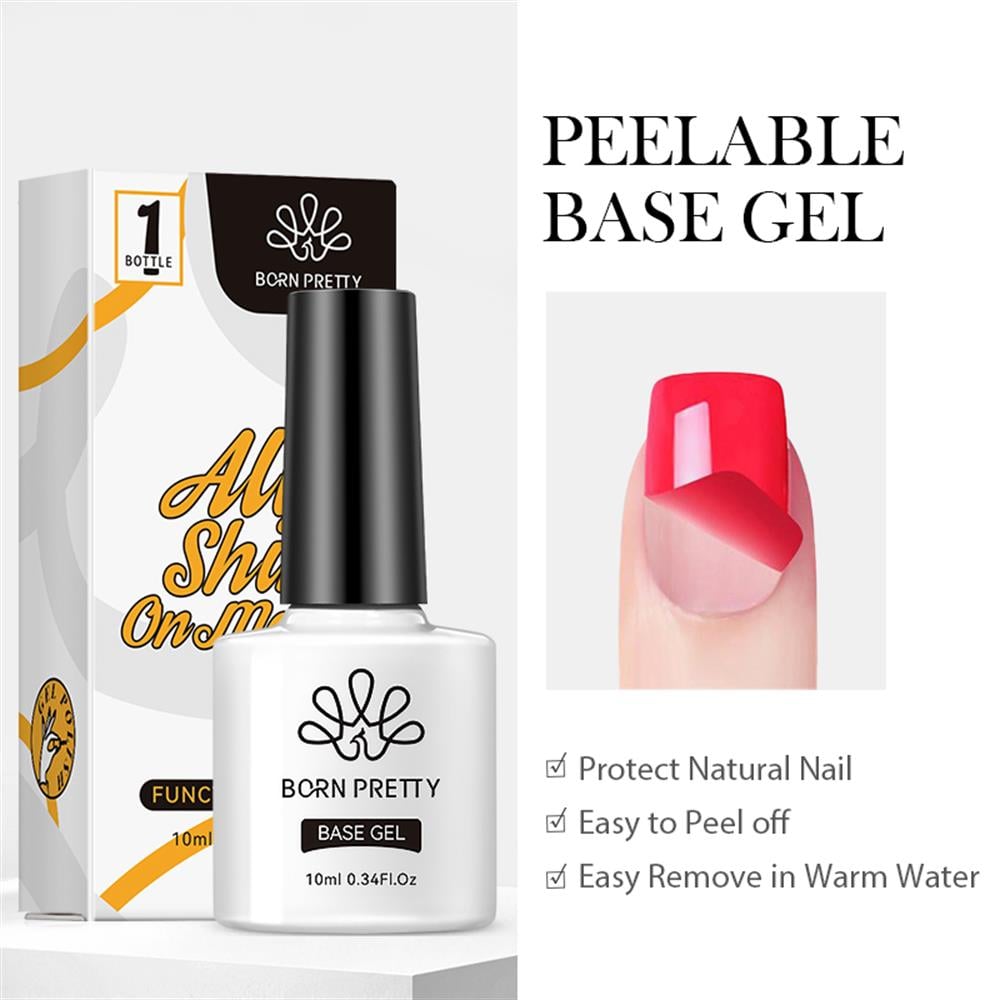 BORN PRETTY PEELABLE  BASE COAT (SOYULABİLEN)  10 ML 