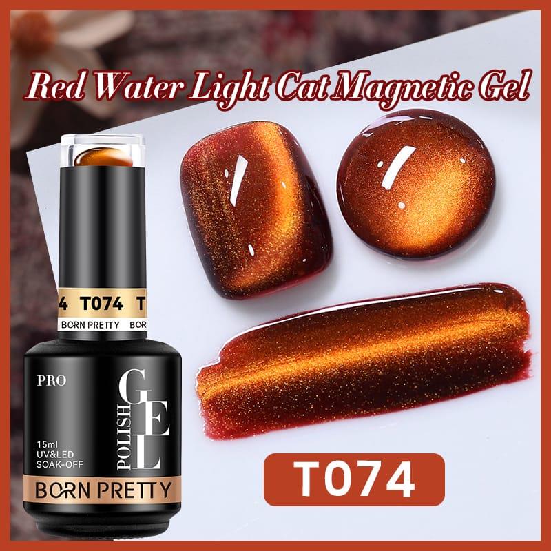 BORN PRETTY PRO 15ml Red Cat Magnetic Gel Polish T074