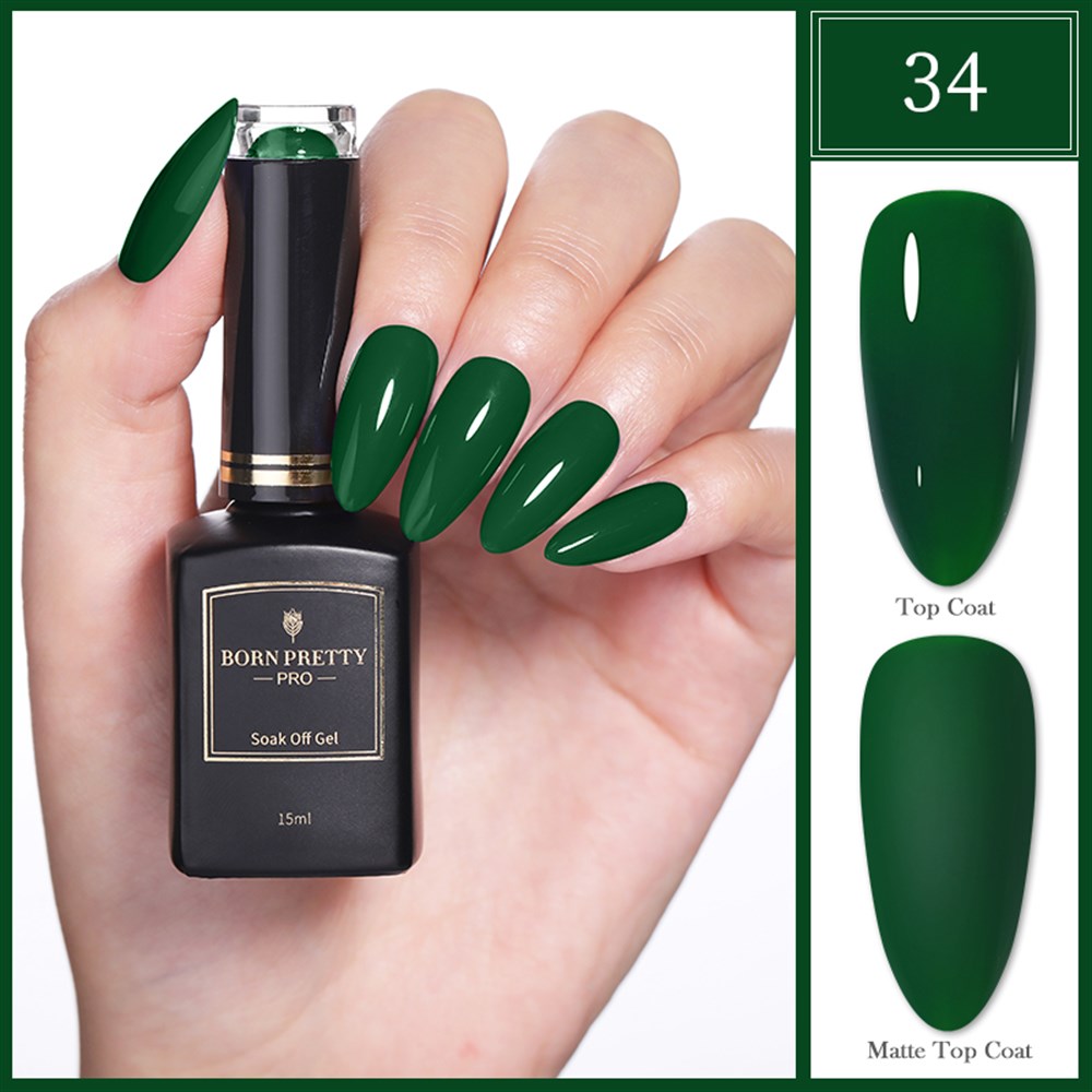 BORN PRETTY PRO BLACK GOLD SERİSİ 15 ML KALICI OJE 34