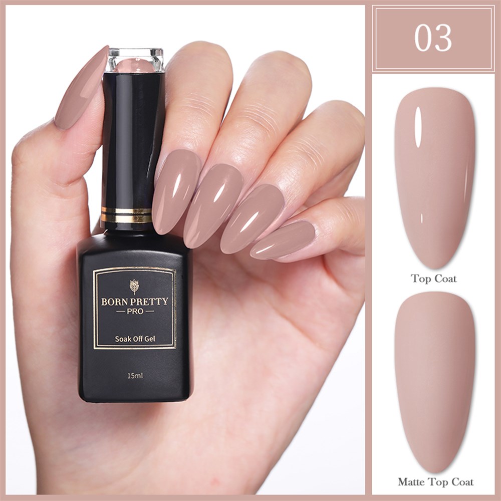 BORN PRETTY PRO BLACK GOLD SERİSİ 15 ML KALICI OJE 03