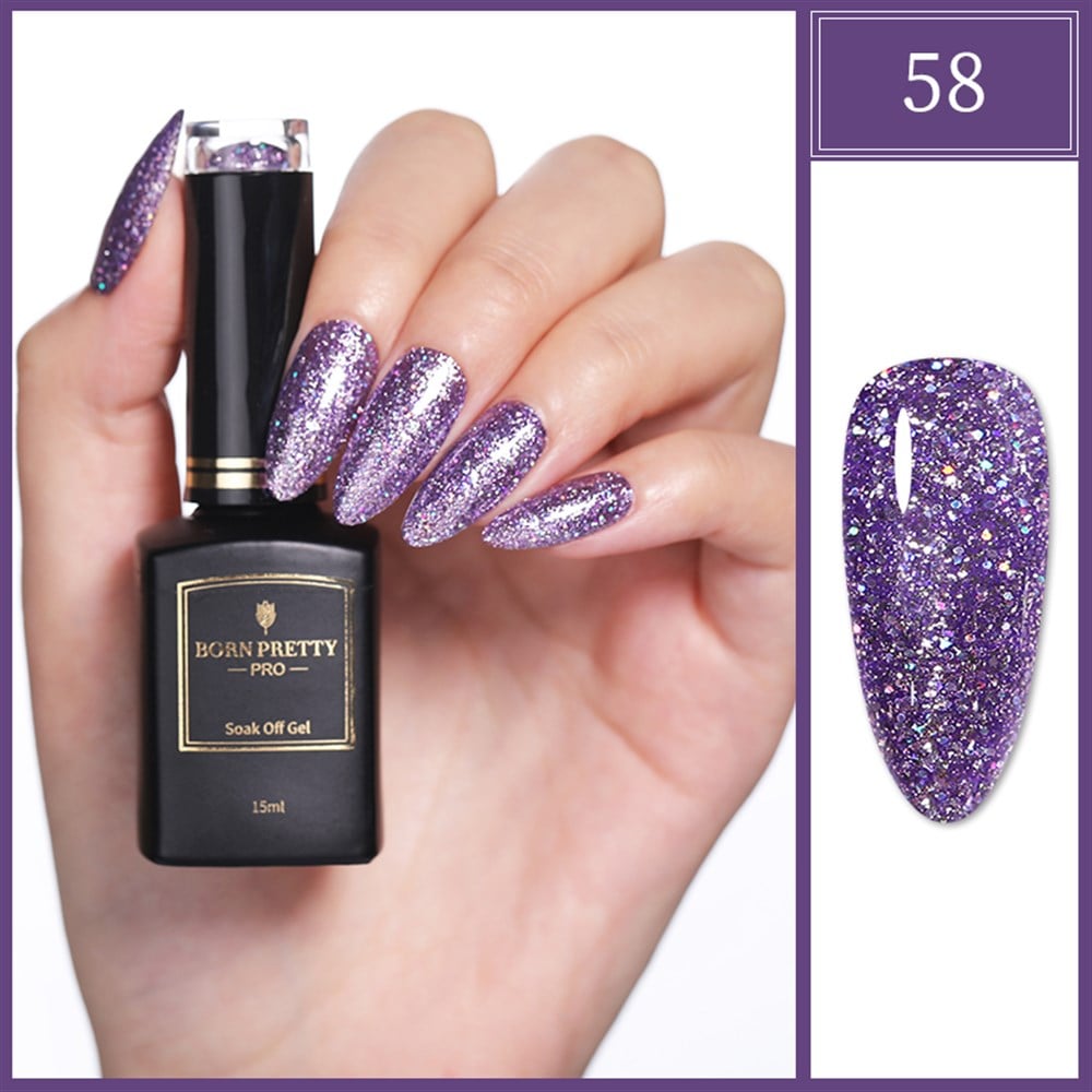BORN PRETTY PRO BLACK GOLD SERİSİ 15 ML KALICI OJE 58