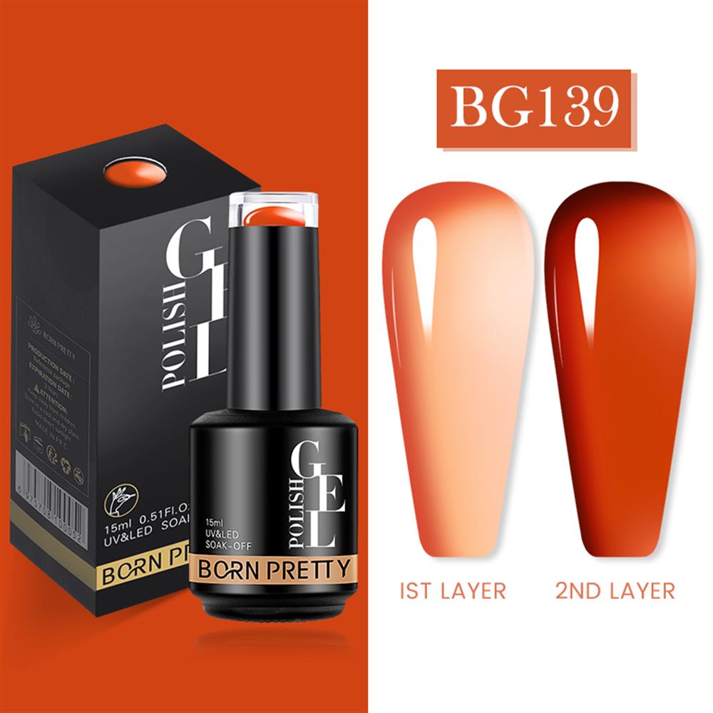 BORN PRETTY PRO JELLY NUDE GEL  15 ML YARI SAYDAM  KALICI OJE BG139