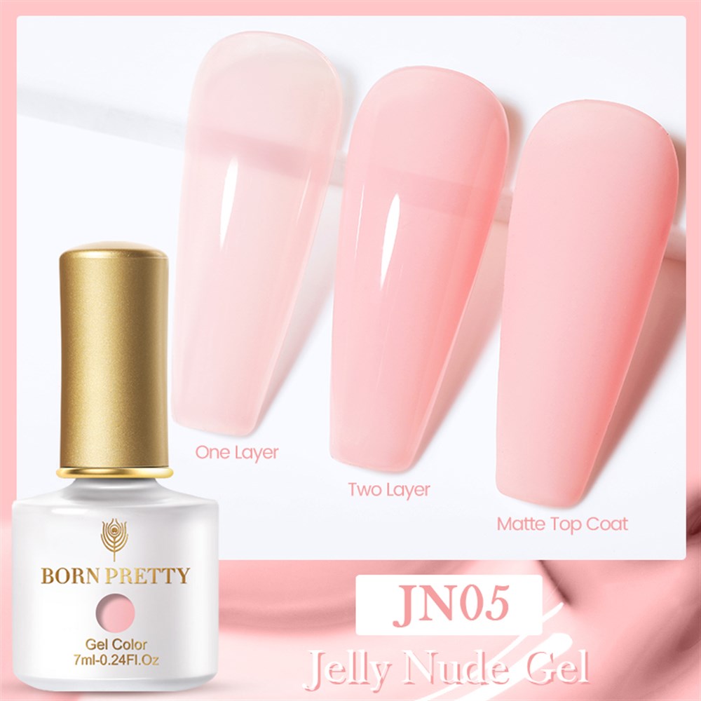 BORN PRETTY PRO JELLY NUDE GEL  7 ML KALICI OJE JN05