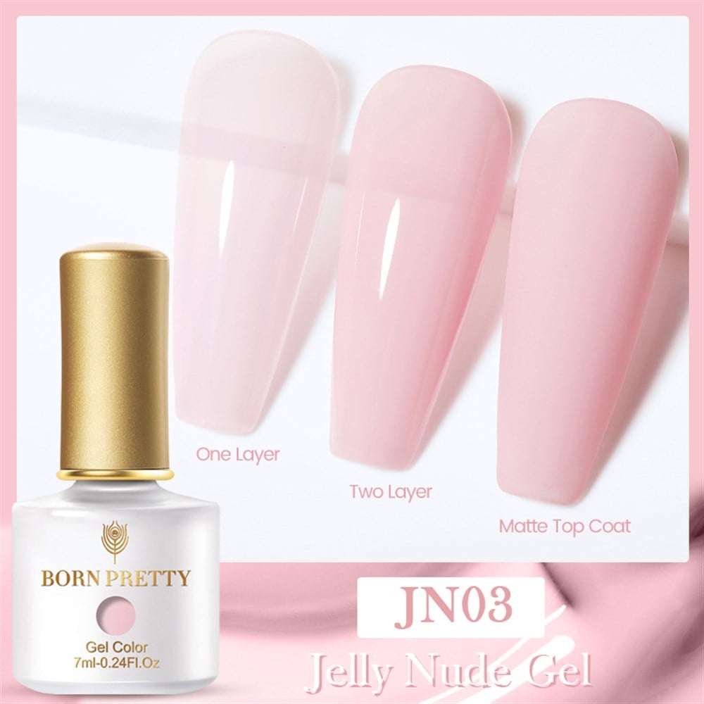 BORN PRETTY PRO JELLY NUDE GEL  7 ML KALICI OJE JN03