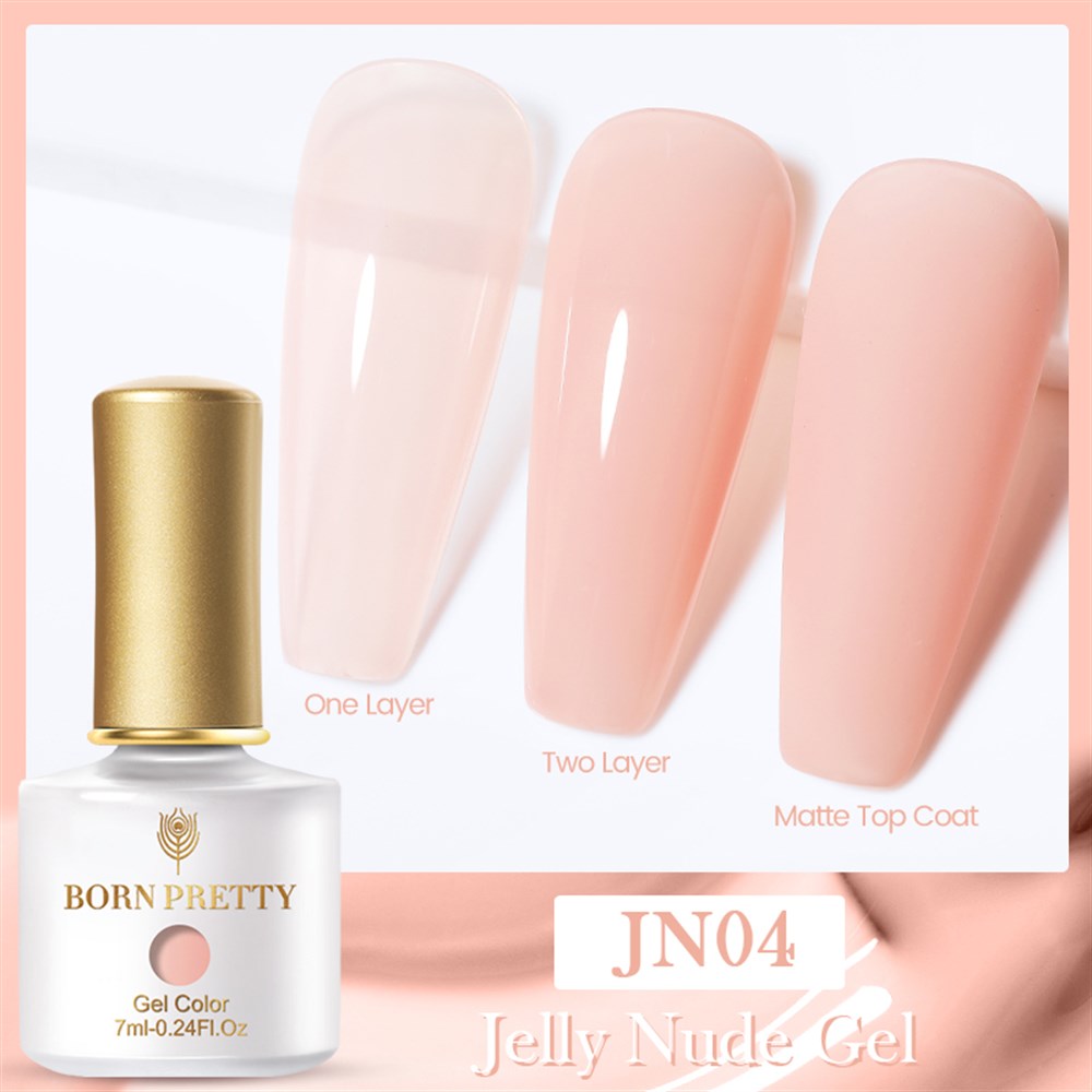 BORN PRETTY PRO JELLY NUDE GEL  7 ML KALICI OJE JN04